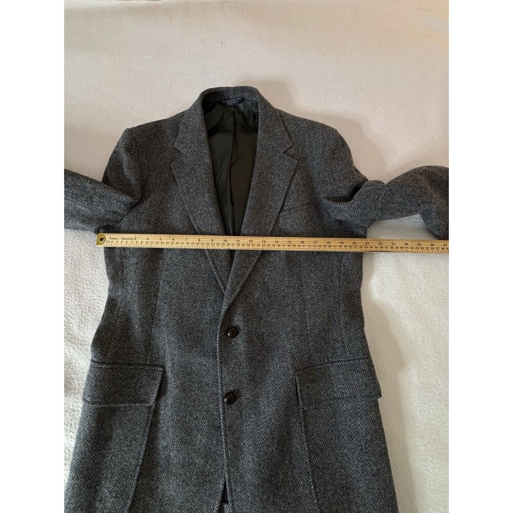Clubfellow Cricketeer Wool Blazer USA Herringbone 42R 2 Button Mens - Picture 5 of 16